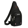 thumbnail image 1 of Bolso De Hombro Para Hombre, Bolso De Pecho Portátil Ligero Para Hombre, Correa De Hombro Ajustable Impermeable Para Exteriores, 1 of 8