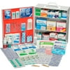 75-100 Person First Aid Kit - 3 Shelf Steel Cabinet, ANSI Compliant