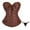 Coffee(2Pcs) #11, variant on Womens Bodysuits Bodysuit with Thongs Overbust Off Shoulder Burlesque Bustier Tops Lingerie Strapless Embroidered Renaissance Body Shaper Green(2Pcs) L