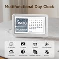 thumbnail image 3 of Reloj calendario Raynic, reloj digital con fecha, 12 temas, 3 of 9