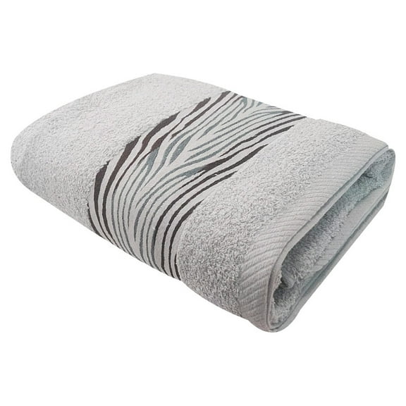 Toalla Medio Baño colores varios, 140x70cm - Suave Y Absorbente- Cenefa Bordada