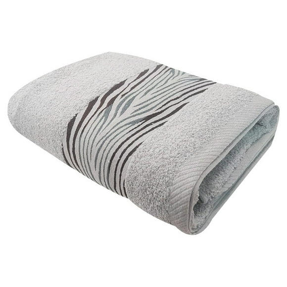 Toalla Medio Baño colores varios, 140x70cm - Suave Y Absorbente- Cenefa Bordada