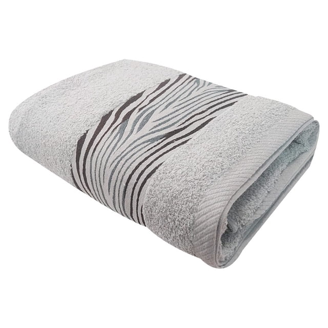 Toalla Medio Baño colores varios, 140x70cm - Suave Y Absorbente- Cenefa Bordada