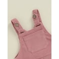 thumbnail image 5 of Bagilaanoe Newborn Baby Girls Boys One-pieces Corduroy Sleeveless Jumpsuit 3M 6M 9M 12M 18M 24M Infant Romper Casual Clothing, 5 of 7