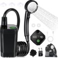 thumbnail image 1 of Douche de Camping Rechargeable 6000mAh avec Affichage LED Intelligent Douche portable, 1 of 9