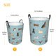 thumbnail image 3 of Fotbe Dog Pets Cesto de Ropa con Asas, Cesto Impermeable de Gran Capacidad, Bolsa de Lavado para Dormitorio, Cesto de Ropa con Ruedas y Asas-Small, 3 of 6