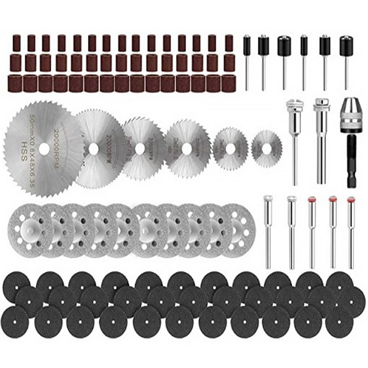 147Pcs Grinding Sanding Polishing Rotary Tool Wheel Accessory Kit Set For Dremel 