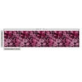 thumbnail image 3 of Ambesonne Romantic Fabric by the Yard Upholstery, Feminine Peony Flowers, 1 Yard, Dark Magenta and Pink, 3 of 5
