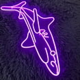 thumbnail image 4 of Handmadetneonsign Shark Neon Sign, Shark Sea Animal Wall Art Decor, Shark Home Wall Decor, 4 of 5