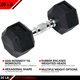 thumbnail image 3 of Mancuerna Hexagonal De Goma Jfit De 20 Lb Individual, 3 of 5