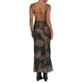 thumbnail image 3 of xiaxaixu Femmes Robe Longue Bodycon, Robe de Soirée Spaghetti Sans Manches Arrière Vintage, 3 of 10