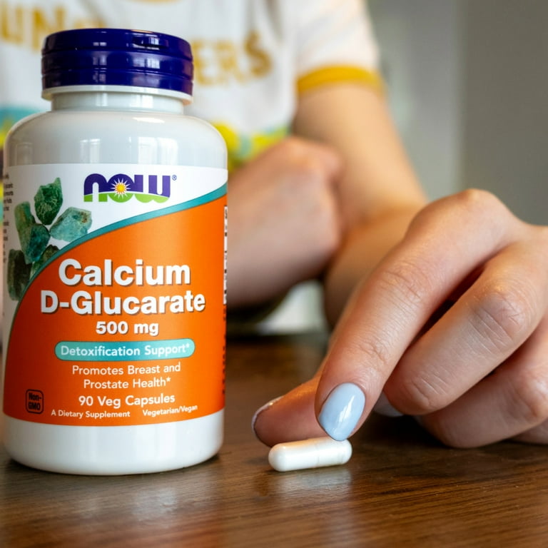 glutathione and calcium d-glucarate Calcium D-Glucarate 90 Capsules main image 0