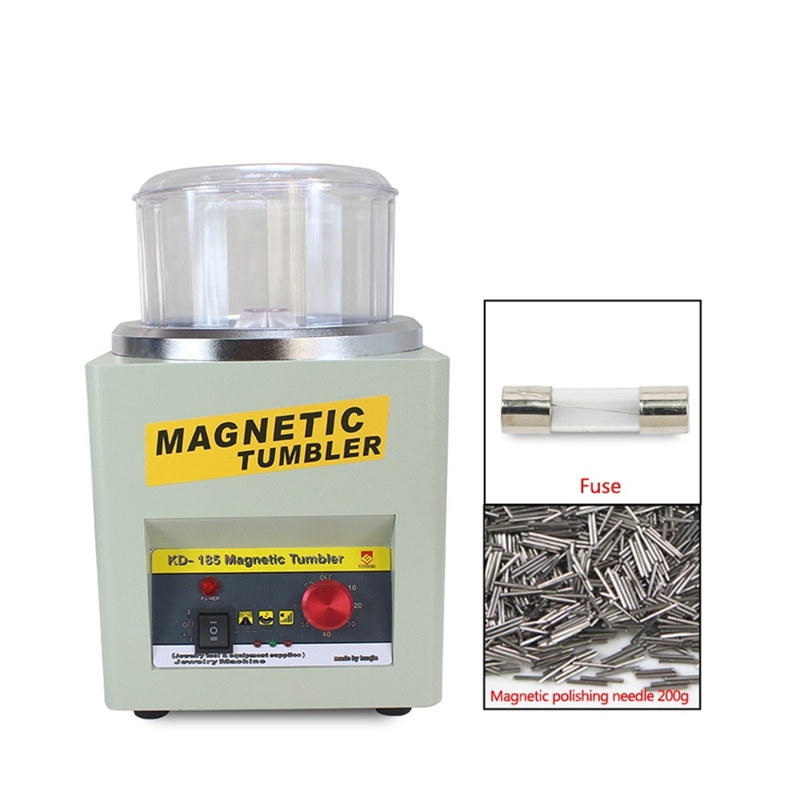 磁気バレル　バレル研磨機JH-185 Magnetic Tumbler Tooltos JH-185 Magnetic Tumbler Jewelry Polishing Machine