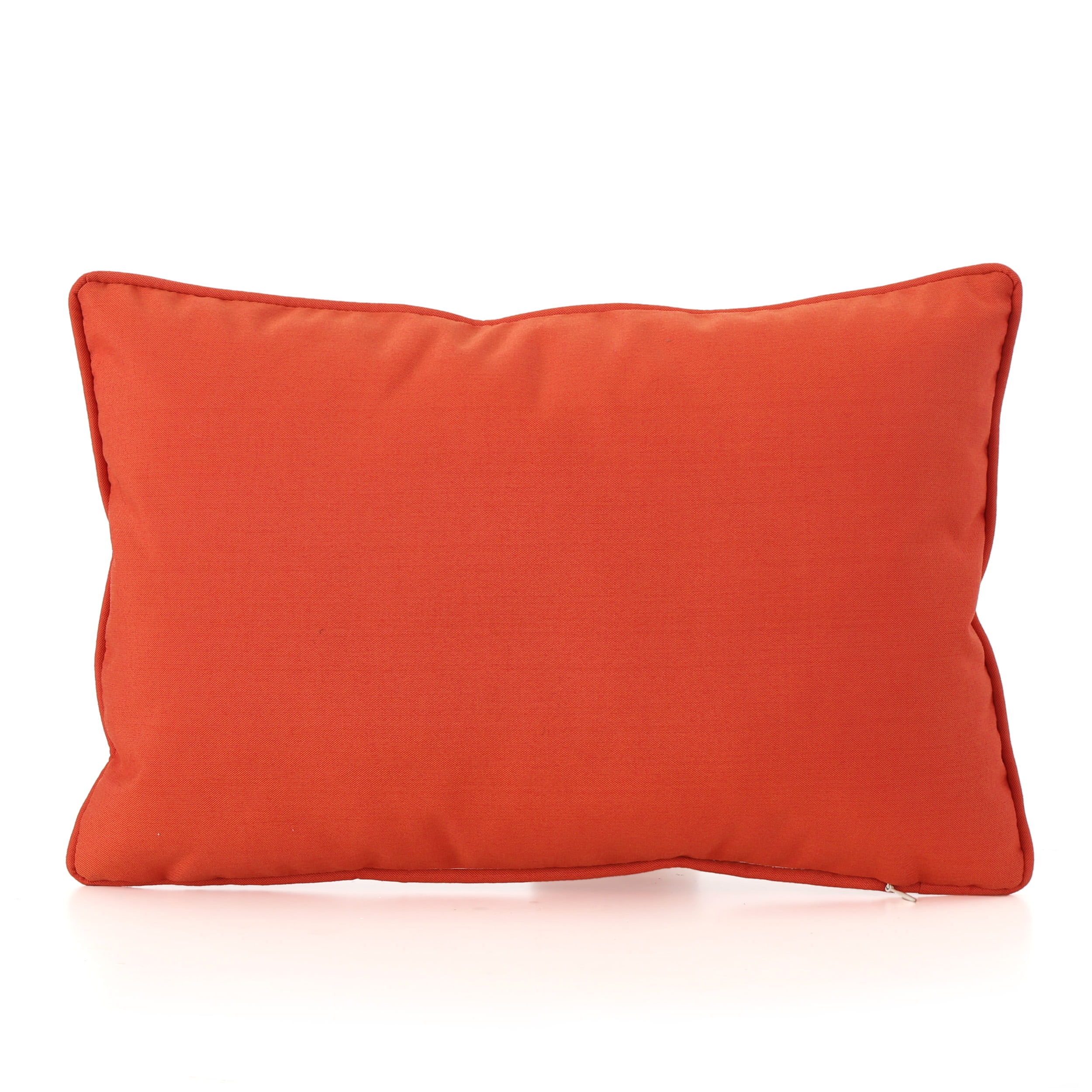 Corona Outdoor Rectangular Water Resistant Pillow, Orange