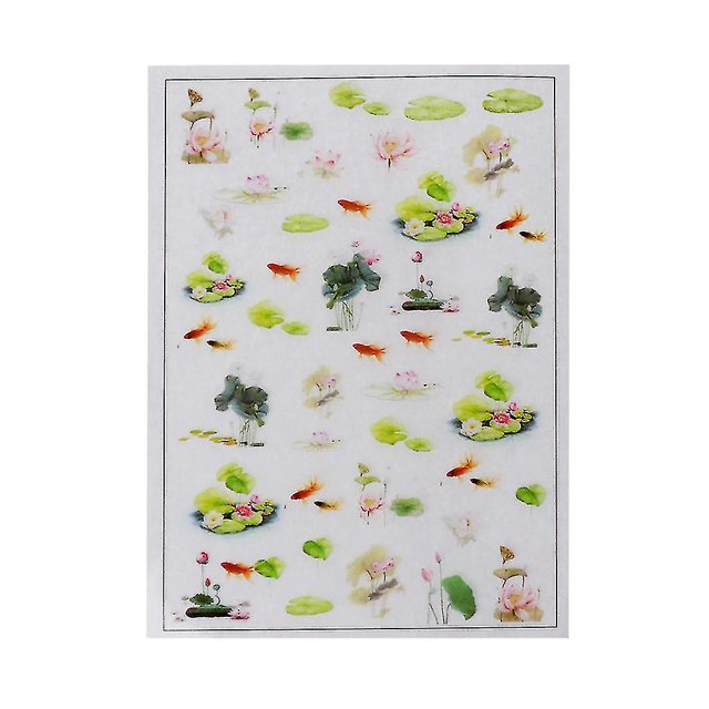 Goldfish Transparent Resin Stickers Resin Silicone Molds Filling Accessories