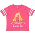 thumbnail image 3 of Inktastic My Godmother Loves Me Giraffe Boys or Girls Toddler T-Shirt, 3 of 5