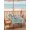Turquoise, variant on Outdoor Tablecloth with Umbrella Hole and Zipper, Easter Rectangle Table Cloth 52x70 Inch Waterproof Tablecloth, Spring Farmhouse Truck Rabbit Eggs Floral Plaid Picnic Table Cover for Patio Camping