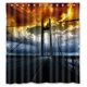 thumbnail image 1 of Cortina de ducha ABPHQTO Sun Bridge Impermeable 120x180 cm, 1 of 2