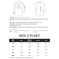 thumbnail image 2 of ZXSXSY Womens Color Block 3/4 Sleeve Quarter Zip Lapel V Neck Casual Tops, 2 of 9