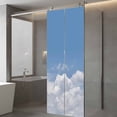 thumbnail image 4 of Clouds Window Privacy Film, Blue White Sky Natural Landscape Static Cling UV Sun Blocking Tint Film Heat Control Windows Films for Bedroom Bathroom, Window Stickers 23.6"x59", 4 of 8