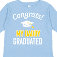 thumbnail image 4 of Inktastic Congrats My Daddy Graduated with Cap Boys or Girls Long Sleeve Toddler T-Shirt, 4 of 5