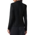 thumbnail image 3 of INSPIRE CHIC Women's Business Blazer Lapel Collar Long Sleeve Work Office Suit Jacket S Black, 3 of 5