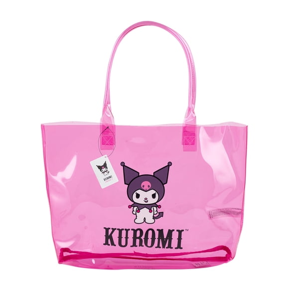 Fast Forward Sanrio Kuromi Clear Pink Tote Bag, 89865