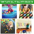 thumbnail image 4 of LANGXUN 50pcs 100pcs 200pcs Soft Plastic Ball Pit Balls for Kids, Gift for Baby Toddler Birthday Christmas, Ball Pit Play Tent, Baby Pool Water Toys, Kiddie Pool, Party Decoration, 4 of 13