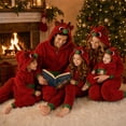 thumbnail image 7 of Onesie Family Christmas Pajamas Matching Sets Holiday Sleepwear Christmas Pajamas Onesie Animal Jumpsuit Sleepwear Adult Couples, 7 of 7