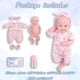 thumbnail image 3 of Muñeca Reborn YaluoQian de silicona para todo el cuerpo, realista, 3 of 6