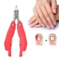 thumbnail image 3 of Tondeuse à Cuticules en Ciseaux, Coupe-Cuticules, Multifonctionnelle Pliable pour Ongles d'Orteils, Cuticules Mortes, Ongles Roses, Noir, Bleu, Rouge, 3 of 8