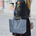 thumbnail image 7 of BadPiggies Women Tote Bag Tassels PU Leather Shoulder Handbags Big Capacity Fashion Ladies Purses Satchel Messenger Bags, 7 of 7