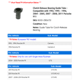 thumbnail image 2 of Clutch Release Bearing Guide Tube - Compatible with 1992, 1995 - 1996, 2004 - 2005, 2007 - 2008, 2011 Porsche 911, 2 of 2