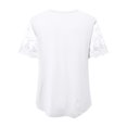 thumbnail image 5 of Summer Tops for Women Swim Womens Long Sleeve T Shirts plus Space T Shirt Women Running Shirt 2 Clothes Hide Tummy Handstand Long Sleeve Womens Athletic Tee Shirts Loose Fit Top Exercise White 2XL, 5 of 5