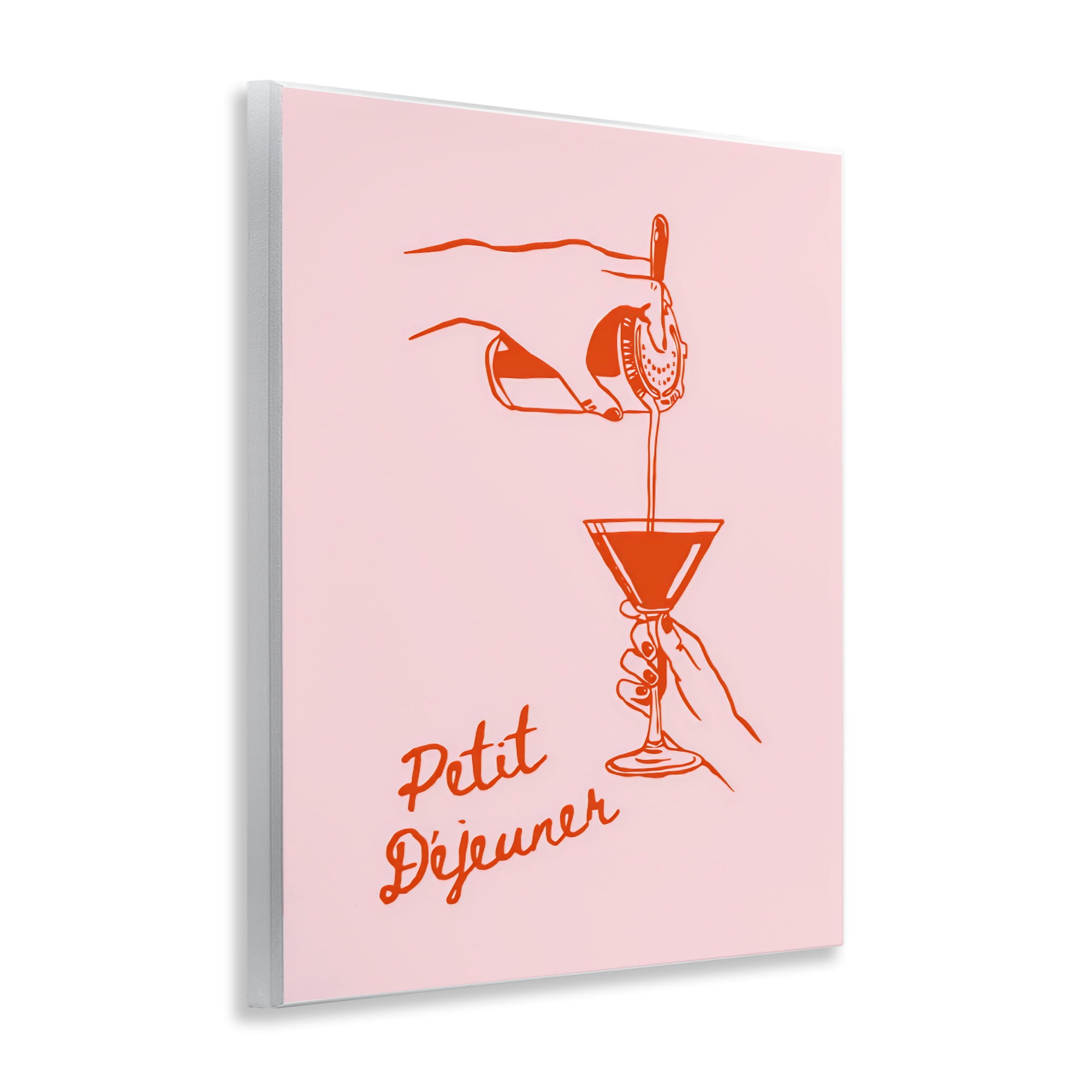 Stupell Industries Pouring Brunch Cocktail Wall Plaque Art, design by The Prints Vibe