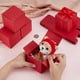 thumbnail image 3 of 30 cajas de regalo pequeñas, cajas de regalo rojas de 8 cm de lado, cajas de cartón kraft plegables, pequeñas cajas de cartón para joyas con tapa., 3 of 6