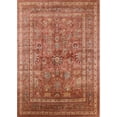 thumbnail image 1 of Ahgly Company Machine Washable Indoor Rectangle Industrial Modern Sunrise Orange Area Rugs, 2' x 3', 1 of 7