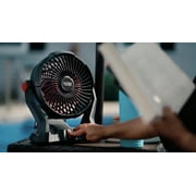 Hyper Tough 7.5 in. Cordless Fan with Hybrid Power,with 2.0Ah Lithium-Ion Battery Pack Powered,C1005