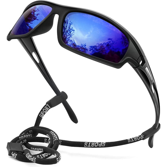 Gafas de sol deportivas AWGSEE polarizadas con protección UV 100% para hombre