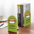 thumbnail image 5 of Naloa Fresh Sushi 2 Pcs Bookend Large Capacity Office Book Ends for Home Office Library School Study Decoration, 5 of 8