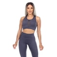 thumbnail image 1 of White Mark Women's Racer Back Sports Bra, 1 of 5