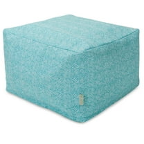 Majestic Home Goods Ottoman Pouf South West Teal