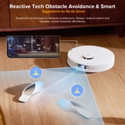Roborock Qrevo S5V Robot Vacuum and Mop, 12000Pa Suction, FlexiArm Edge Mopping, Auto Mop Washing&Drying, Self-Emptying, Dual Zero-Tangle System, Smart Obstacle Avoidance, 10mm Mop Lifting