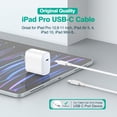 thumbnail image 4 of Cable USB C a USB C IFEART para MacBook Air Pro Charger de 2 m, 4 of 7