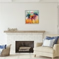 thumbnail image 3 of Stupell Industries Vivid Modern Palms Botanical & Floral Painting Gray Framed Art Print Wall Art, 24 x 24, 3 of 9