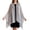 Gray, variant on Women Chiffon Shawls and Wraps for Evening Dresses, Floral Sheer Cape Poncho Cover Up Beach Silk Scarf Elegant Wedding Party Stole