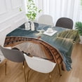 thumbnail image 2 of Yayeee Tablecloths for Rectangular Tables 60 x 108 inch Party Table Cover, Wooden Boat, 2 of 6