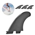 thumbnail image 3 of Aletas de canoa deportiva divididas para mejorar el timón de cola, accesorios de tabla de surf negros que mejoran el control de la navegación, 3 of 8
