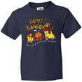 thumbnail image 3 of Inktastic Happy Thanksgiving Turkey Train with Food Youth T-Shirt, 3 of 5