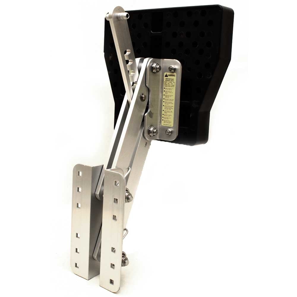Garelick/Eez-In 99183:01 Universal Transom Mounting Shimwhite Garelick EEz-In Aluminum Auxiliary Motor Bracket for 2-Stroke